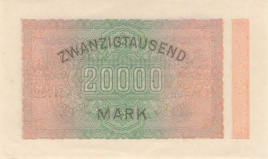 20000 Mark 1923 ro.84b UB